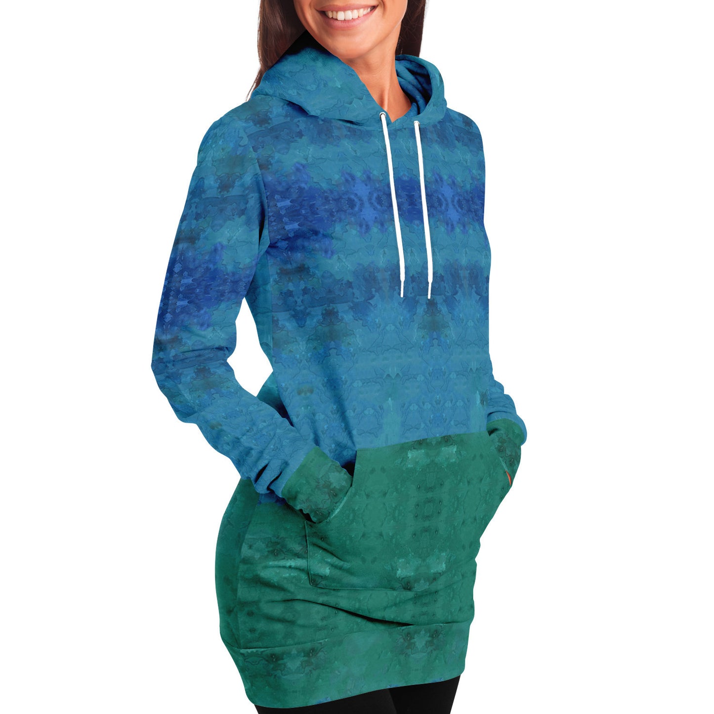 Skull of Atlantis Longline Hoodie