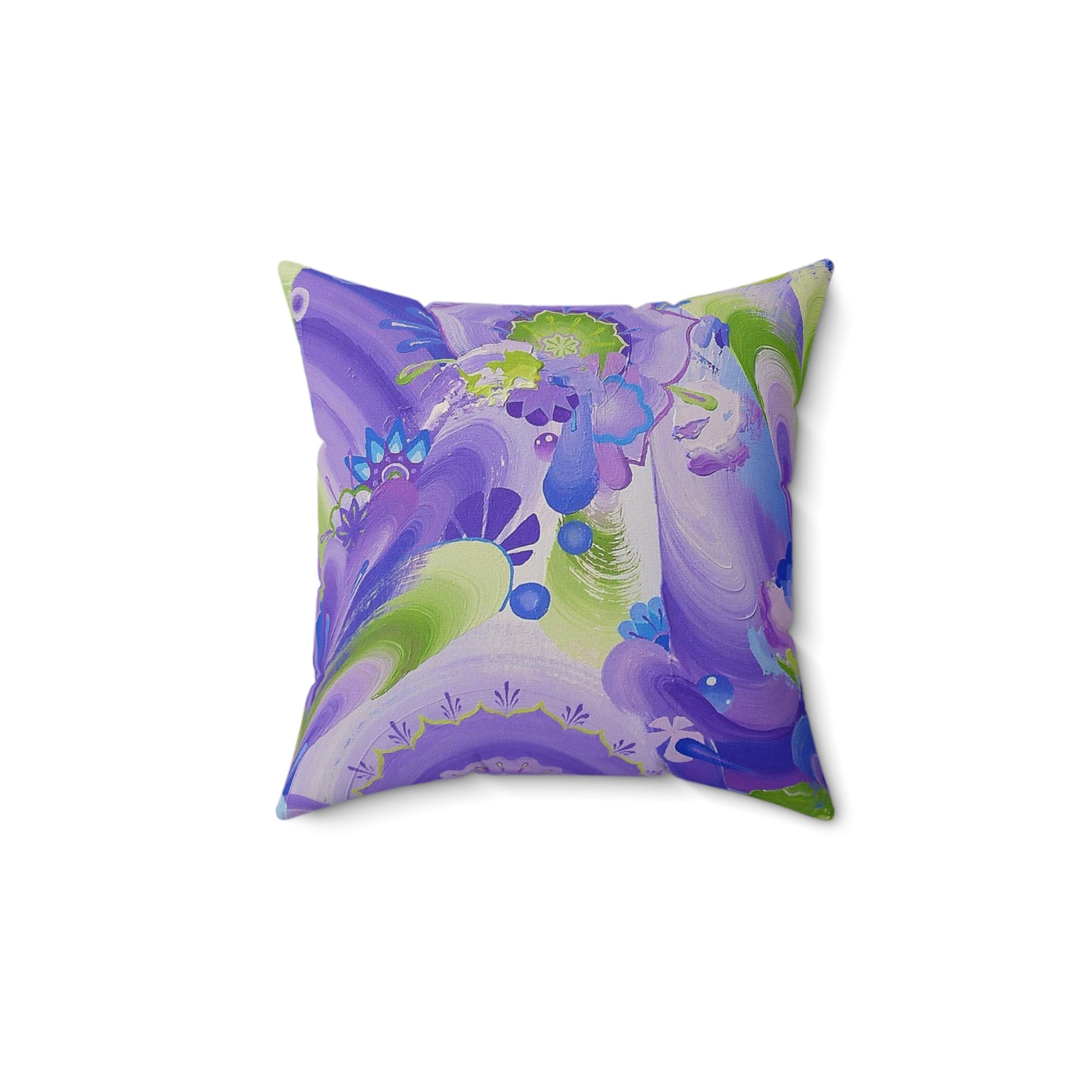 Moon Portal Faux Suede Pillow