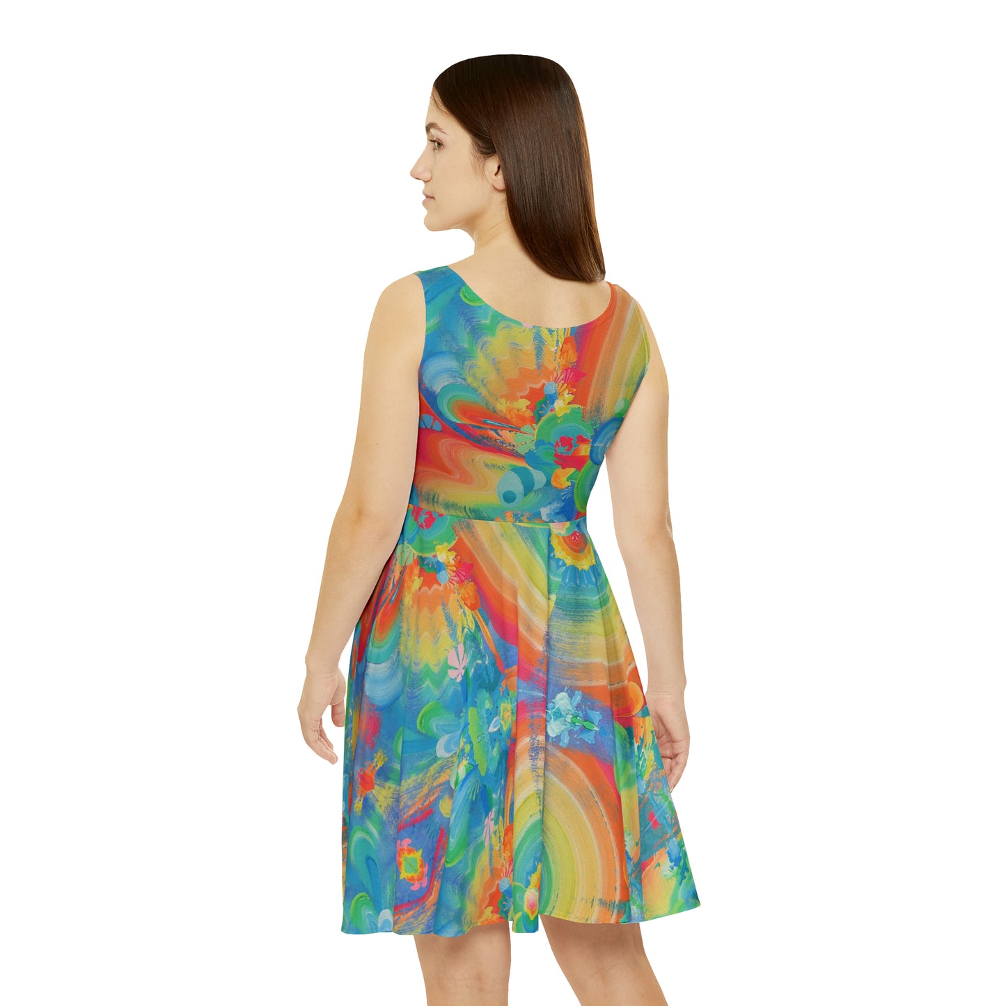 Spit Hot Fire Skater Dress