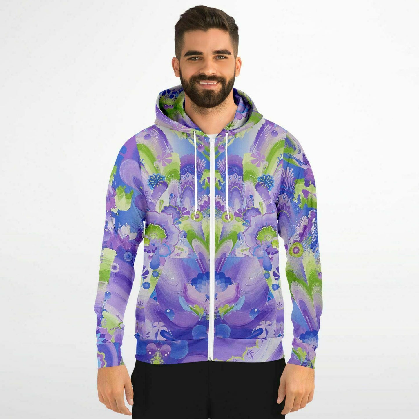 Moon Portal Zip-Up Hoodie