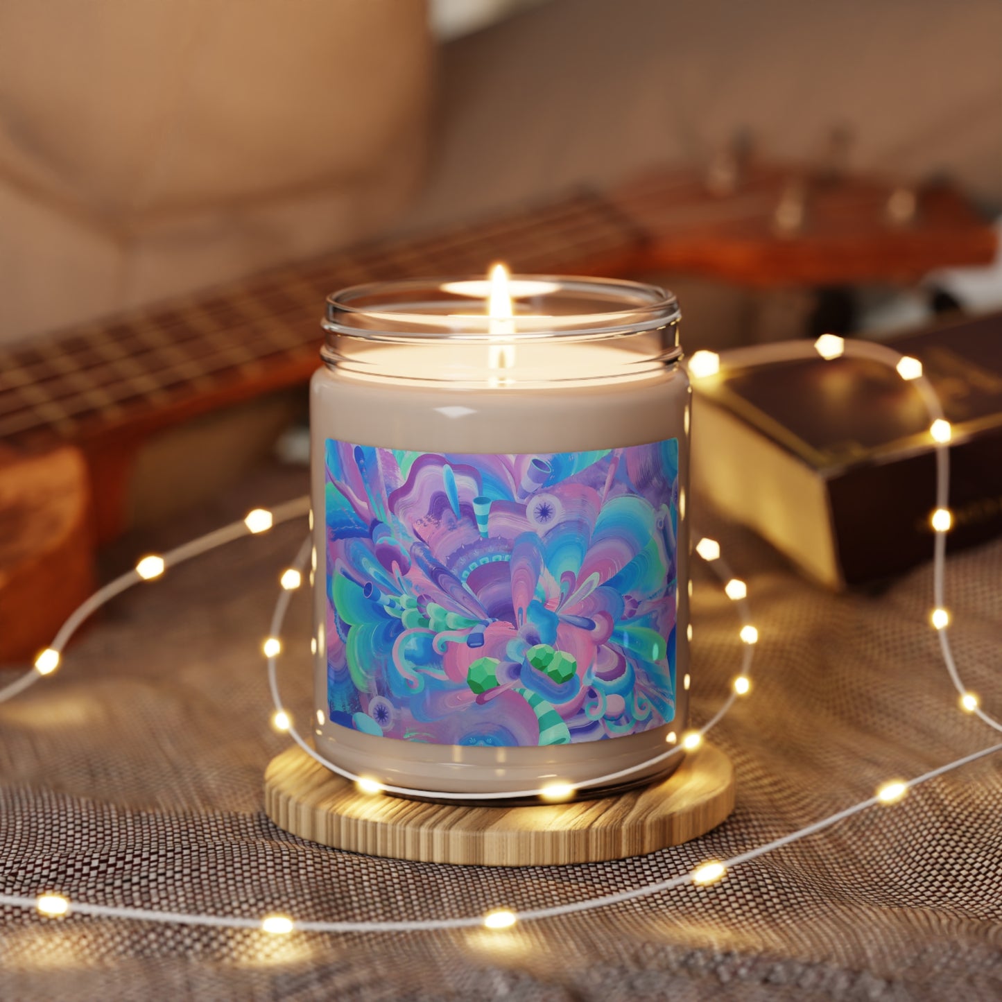 Purple Pupil Eater Scented Soy Candle, 9oz