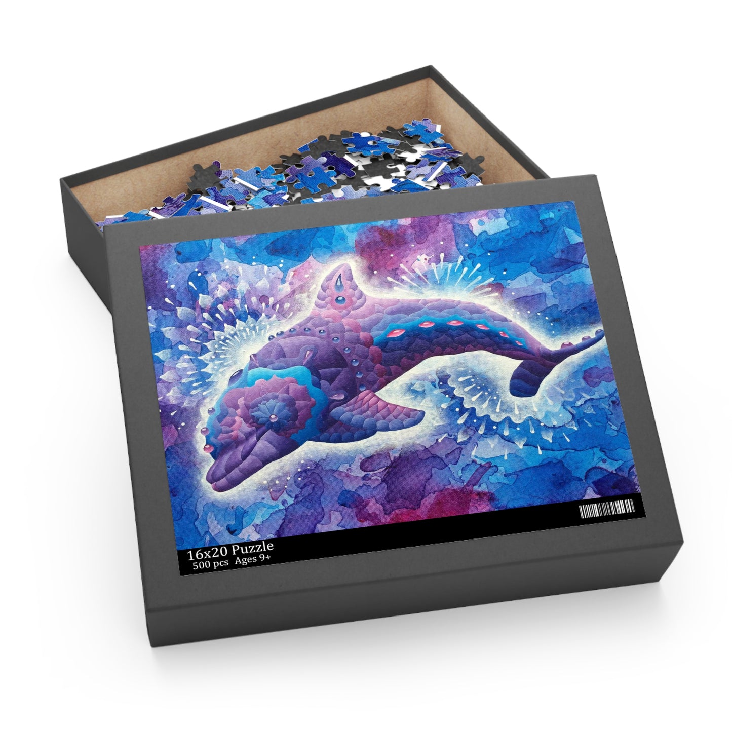 Jeweled Dolphin Puzzle (120, 252, 500-Piece)