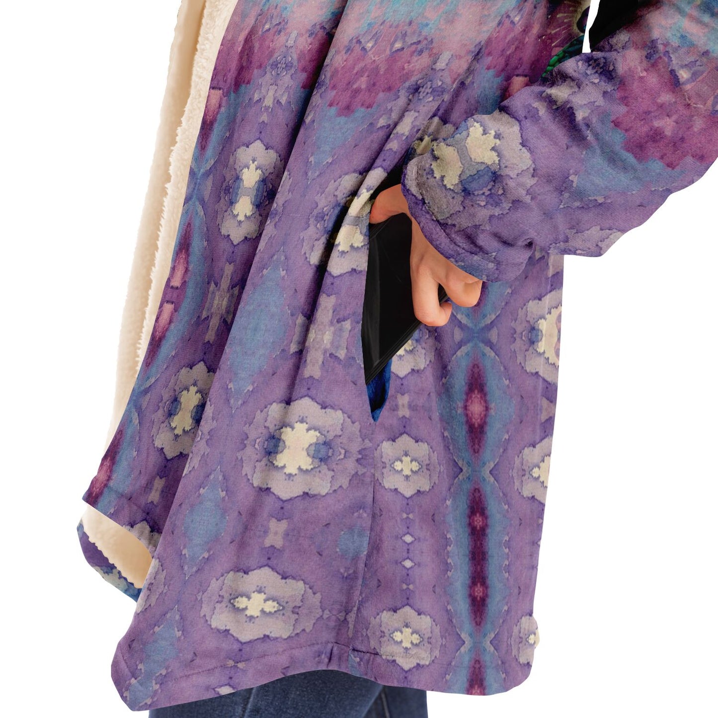 Space Turtle Microfleece Cloak
