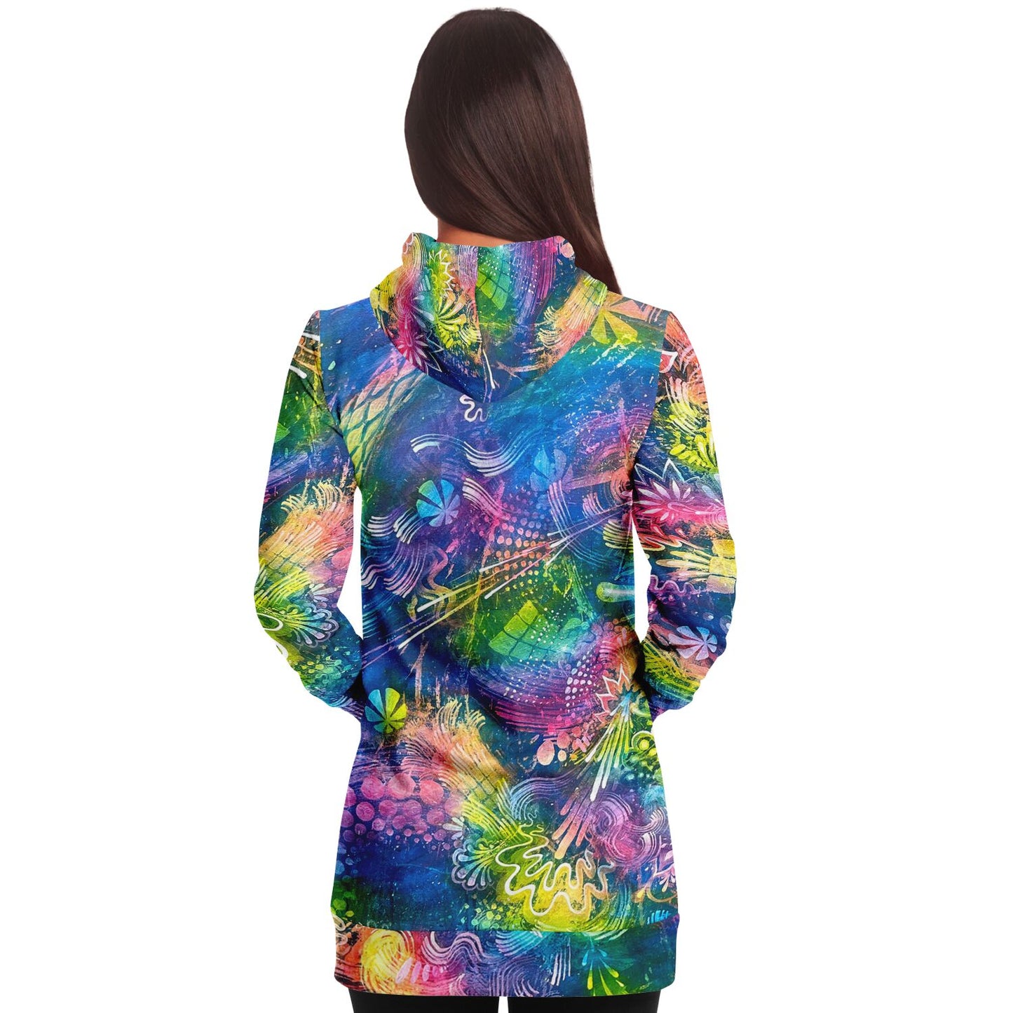 Woogie Vibrations Hoodie Dress