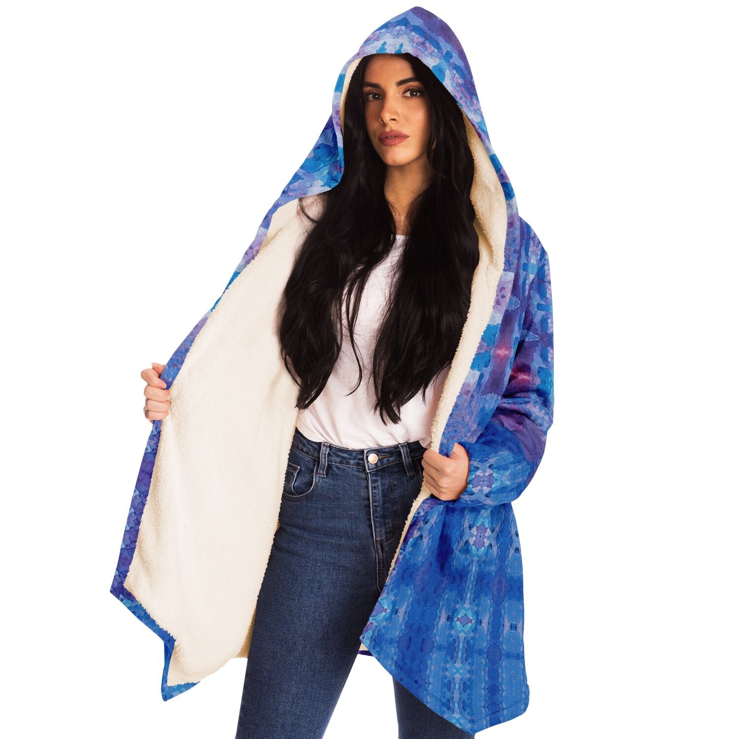 Jeweled Dolphin Microfleece Cloak