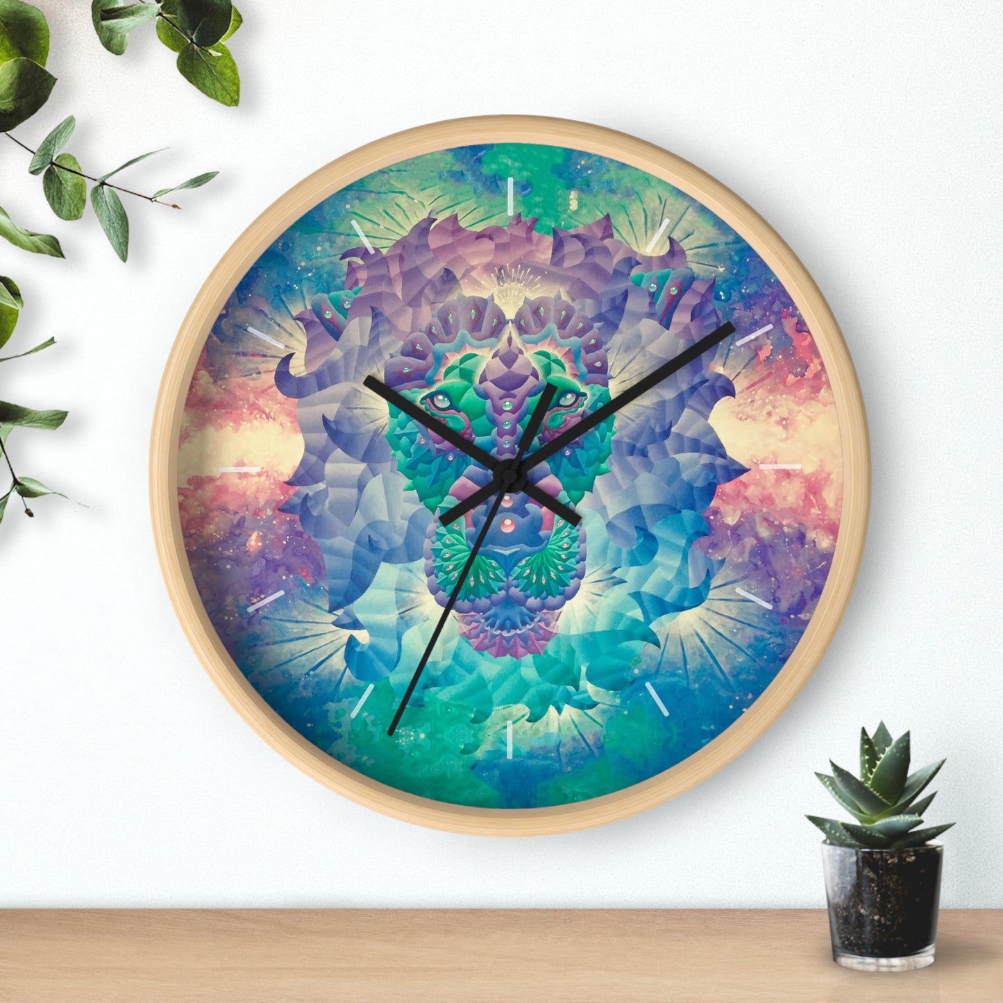 Leo Rising Clock