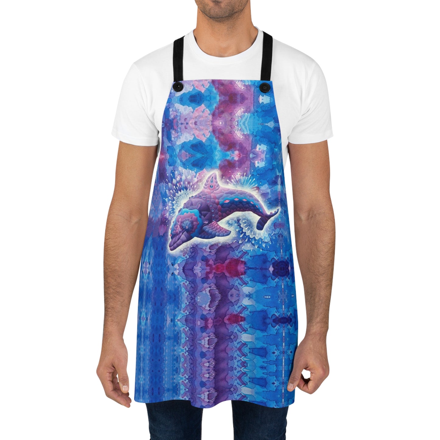 Jeweled Dolphin Apron