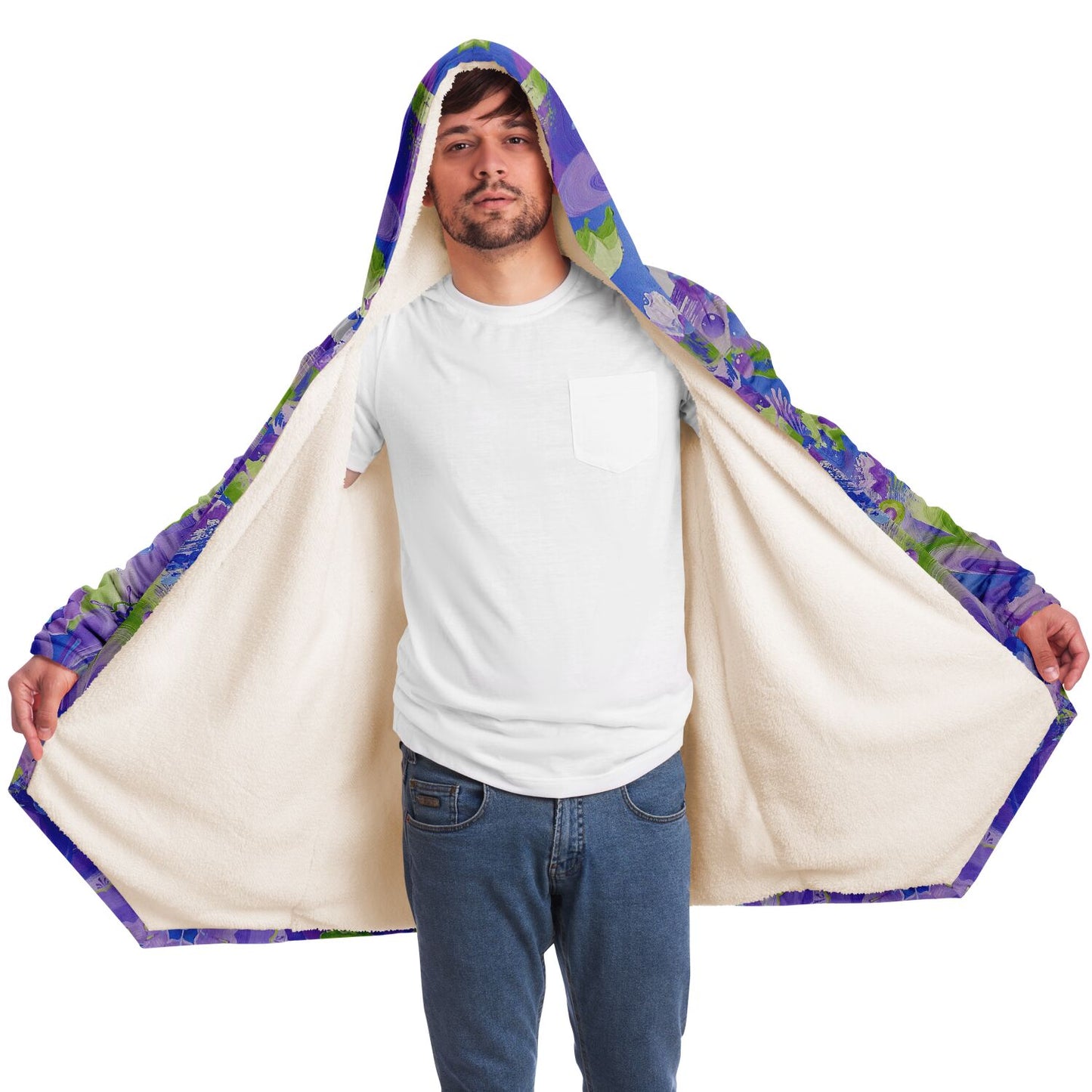 Moon Portal Microfleece Cloak