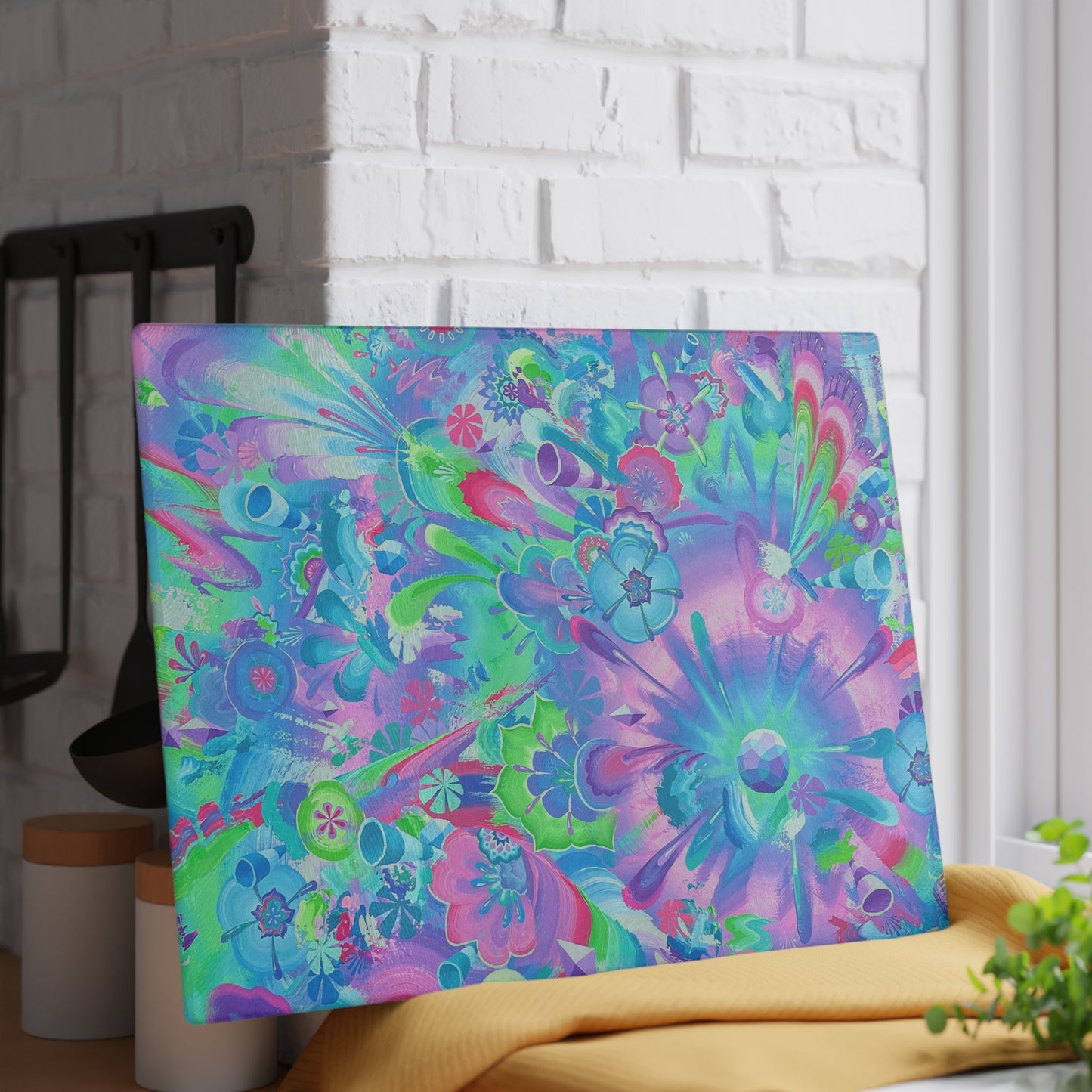 Big Bangarang Glass Cutting Board