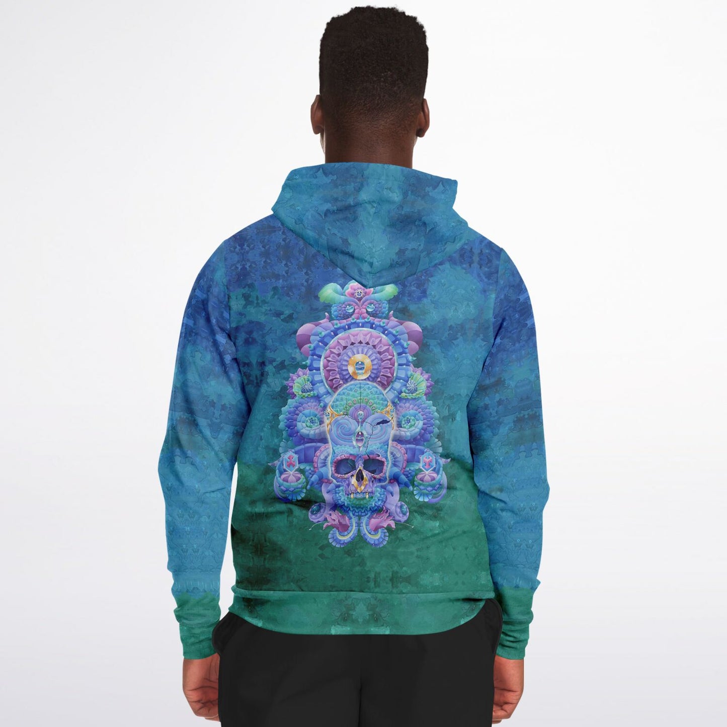 Skull of Atlantis Zip-Up Hoodie
