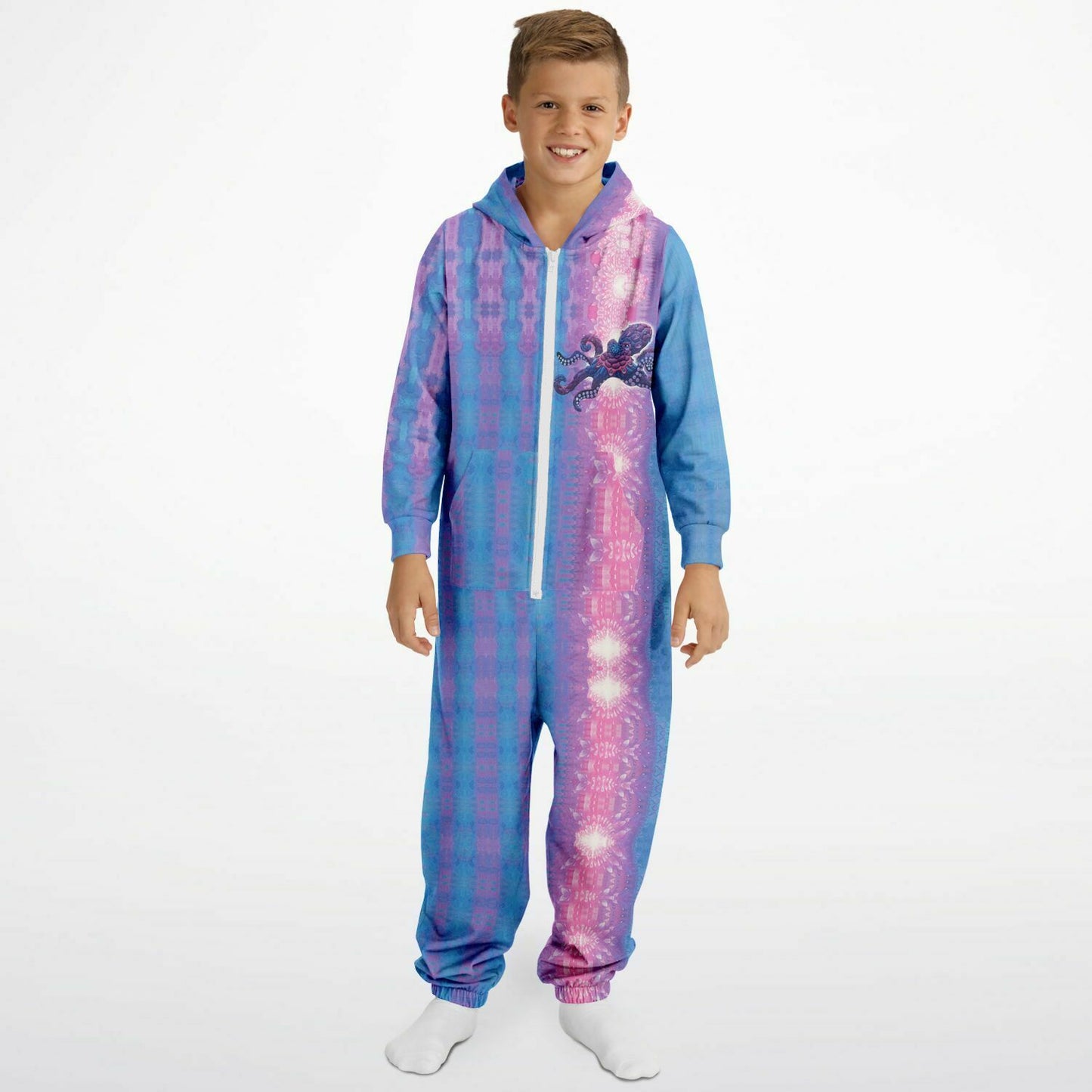 Technicolor Octopus Kid's Onesie