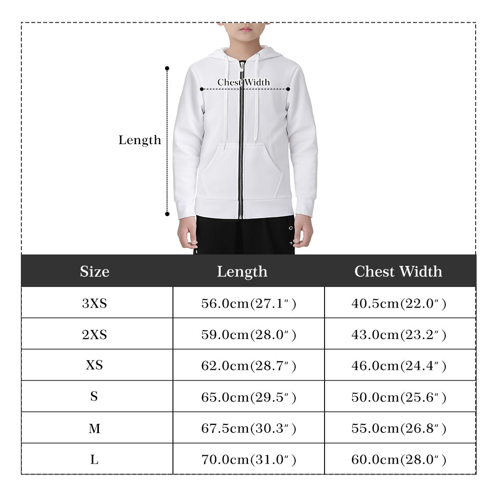 Strange Worlds Kids Zip Hoodie