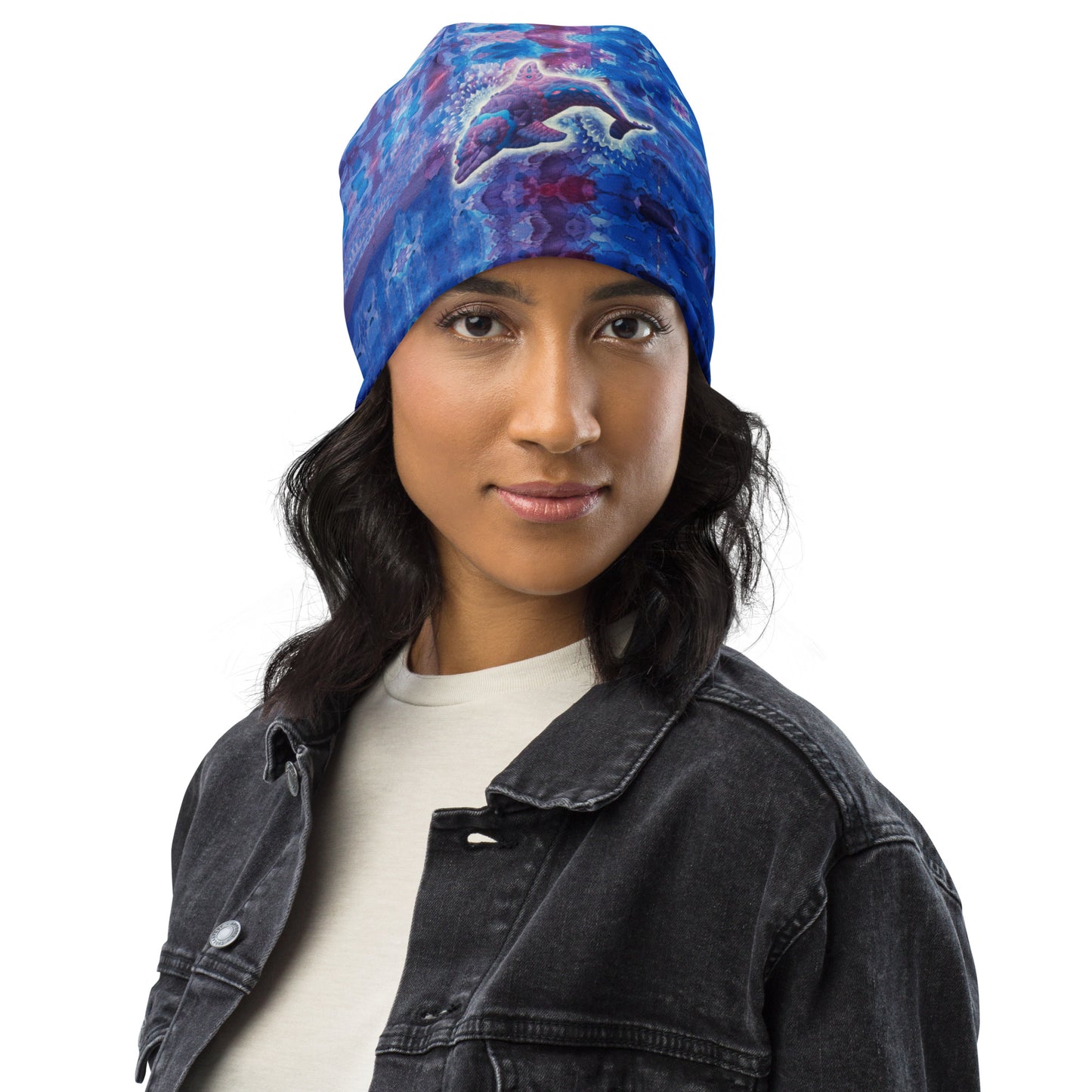 Jeweled Dolphin Beanie