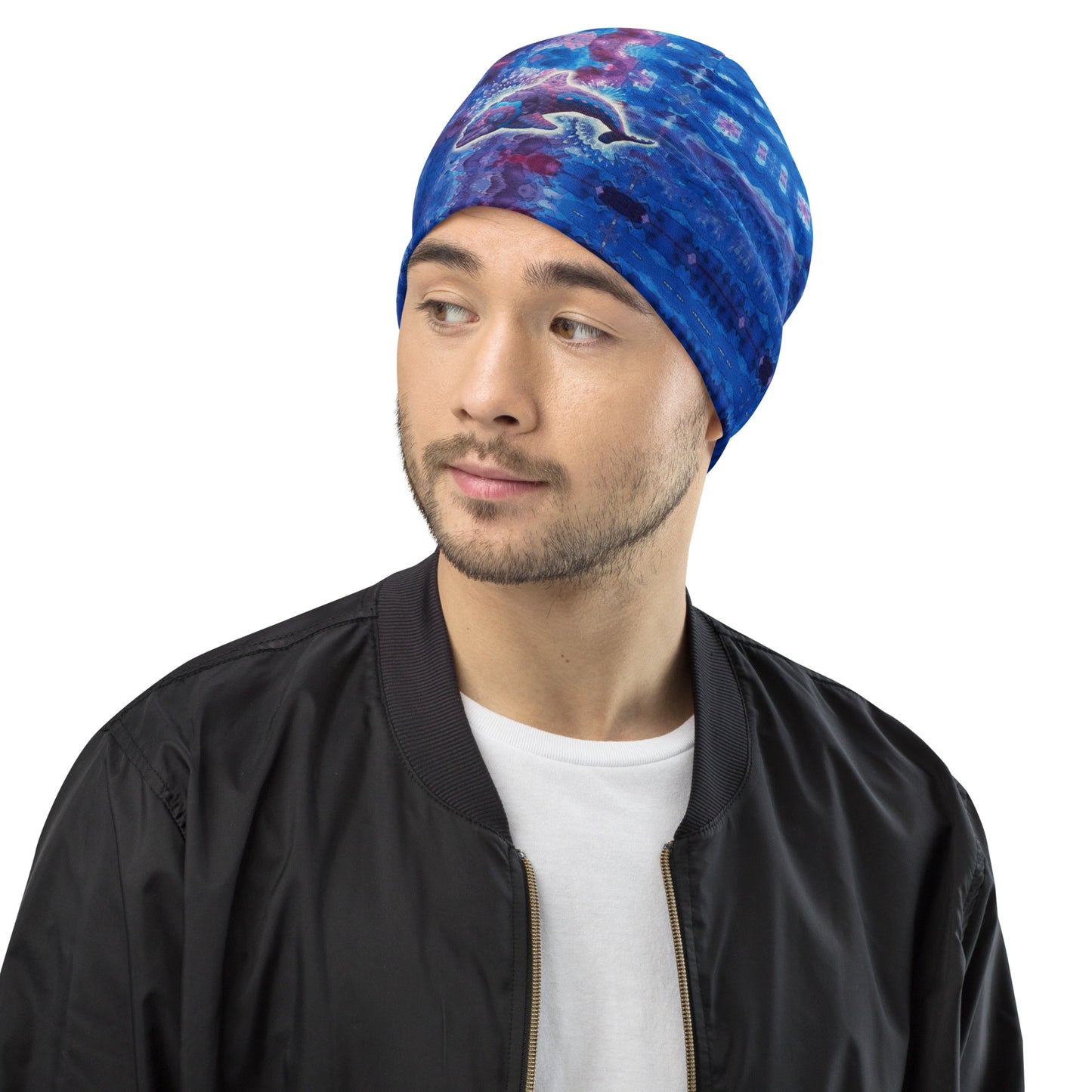 Jeweled Dolphin Beanie