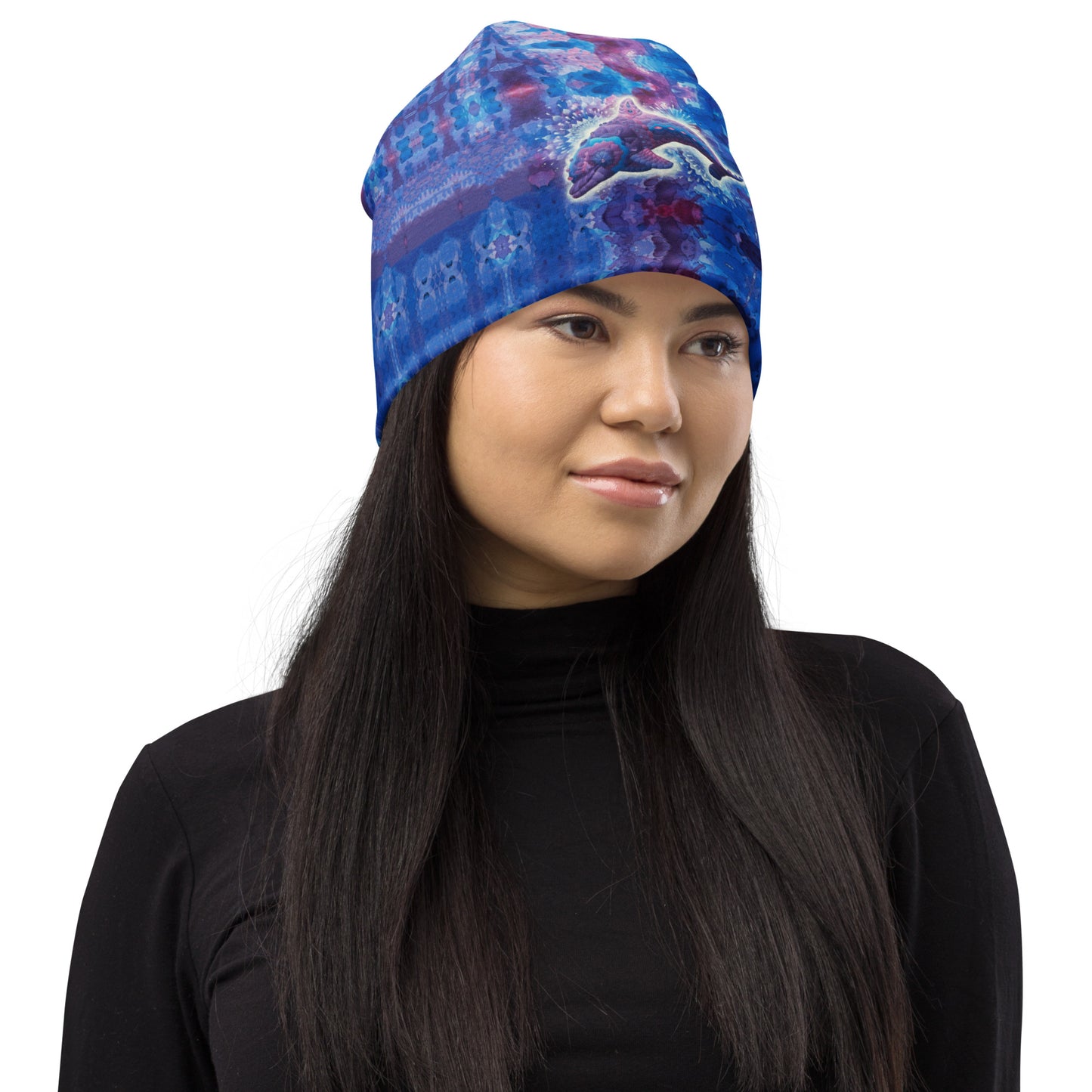 Jeweled Dolphin Beanie