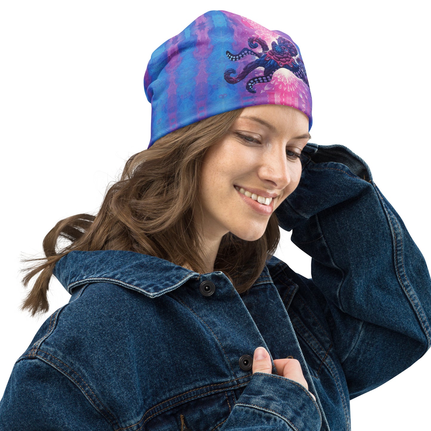 Technicolor Octopus Beanie