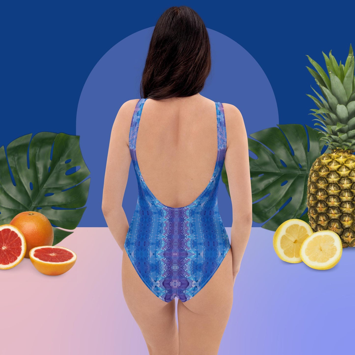 Jeweled Dolphin One-Piece Swimsuit
