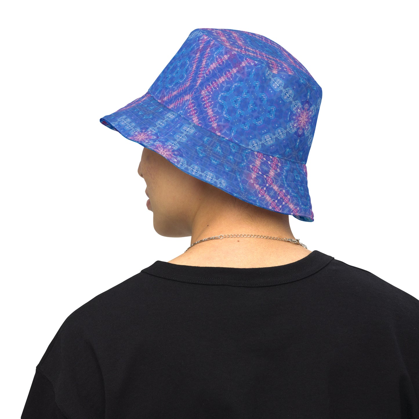 Jeweled Dolphin Reversible bucket hat