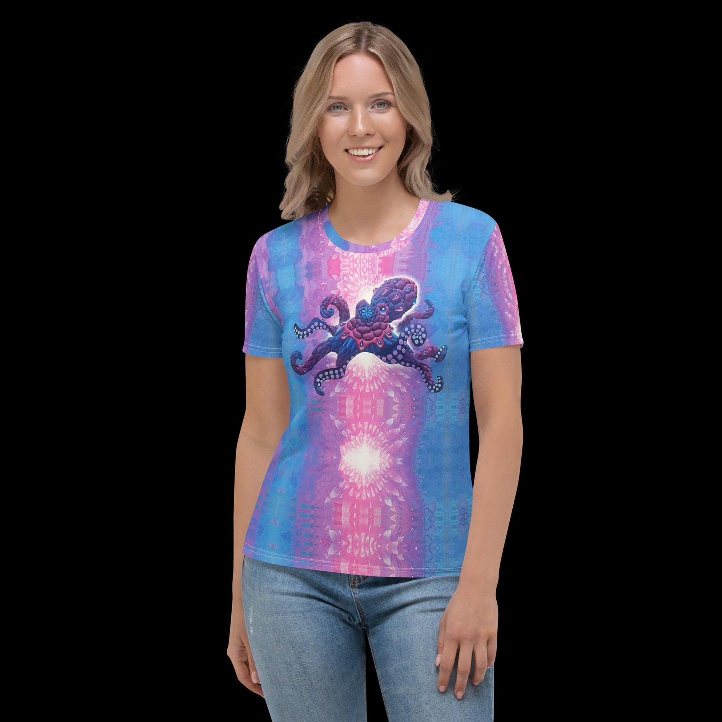 Technicolor Octopus Women's T-shirt