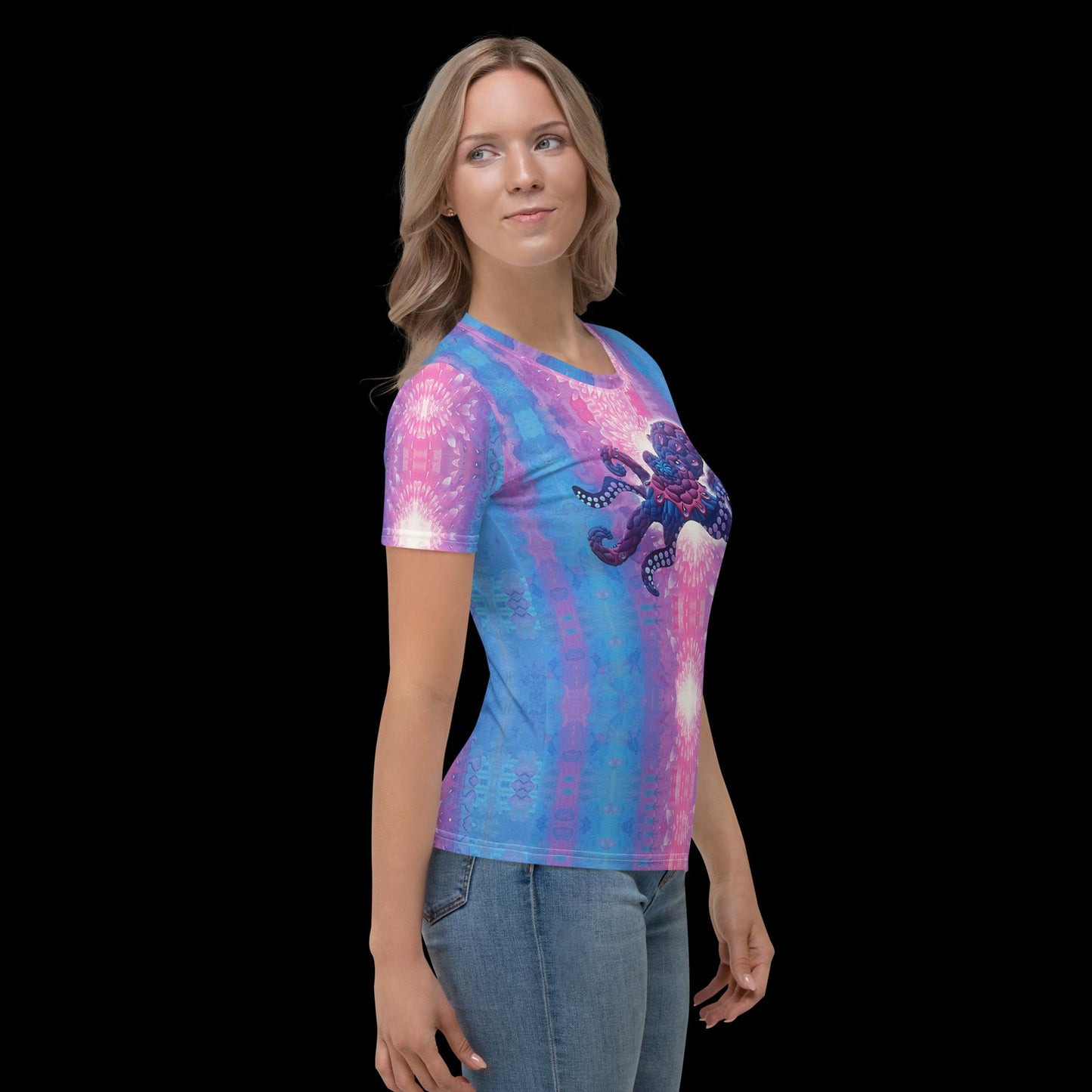 Technicolor Octopus Women's T-shirt