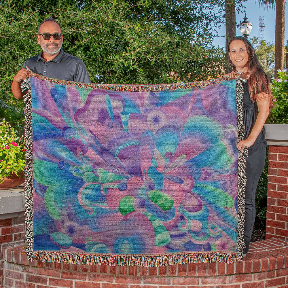 Purple Pupil Eater Blanket