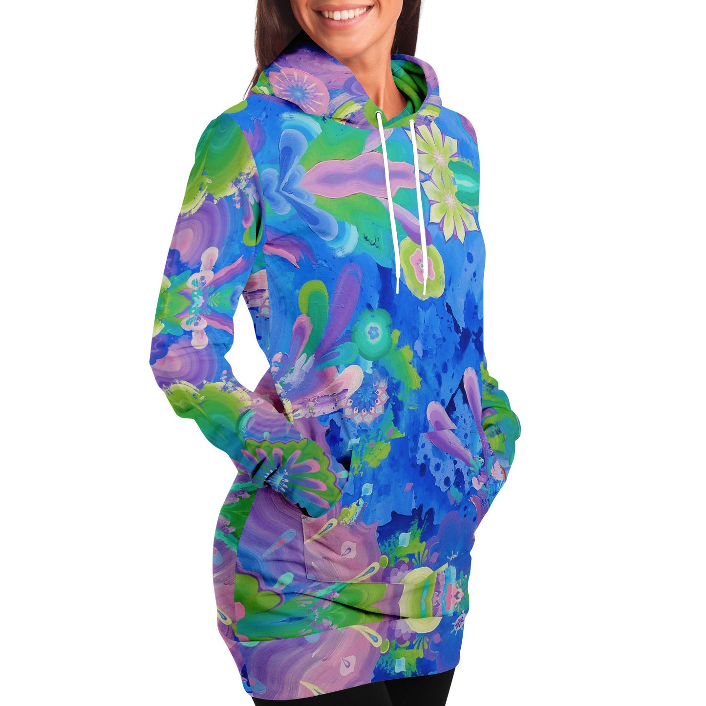 Be Like Water Longline Hoodie