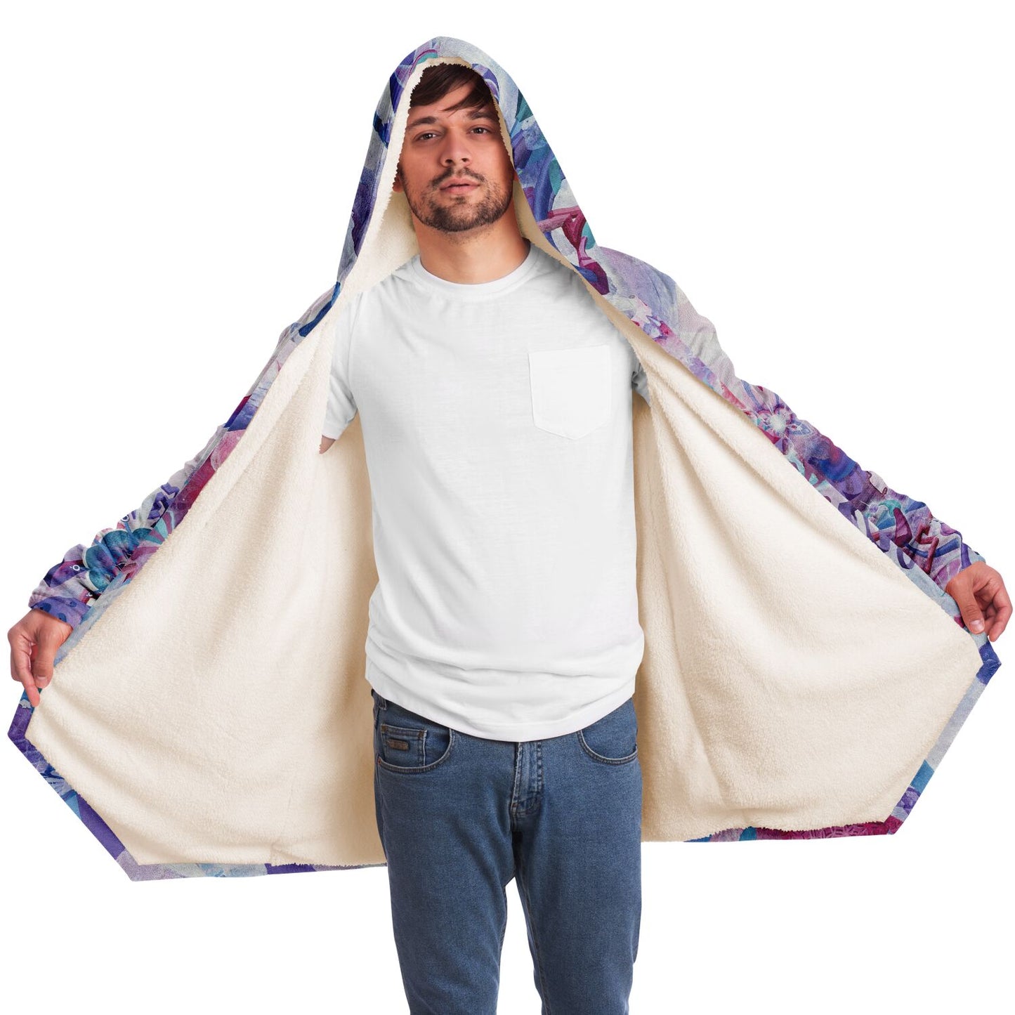 Entheogenic Vimana Microfleece Cloak