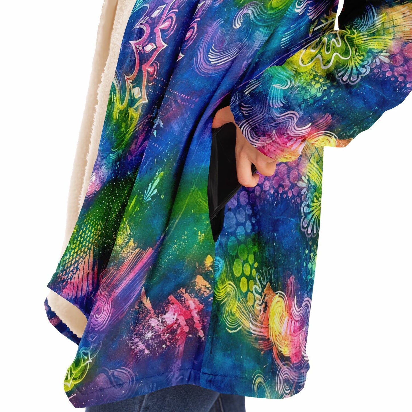 Woogie Vibrations Microfleece Cloak