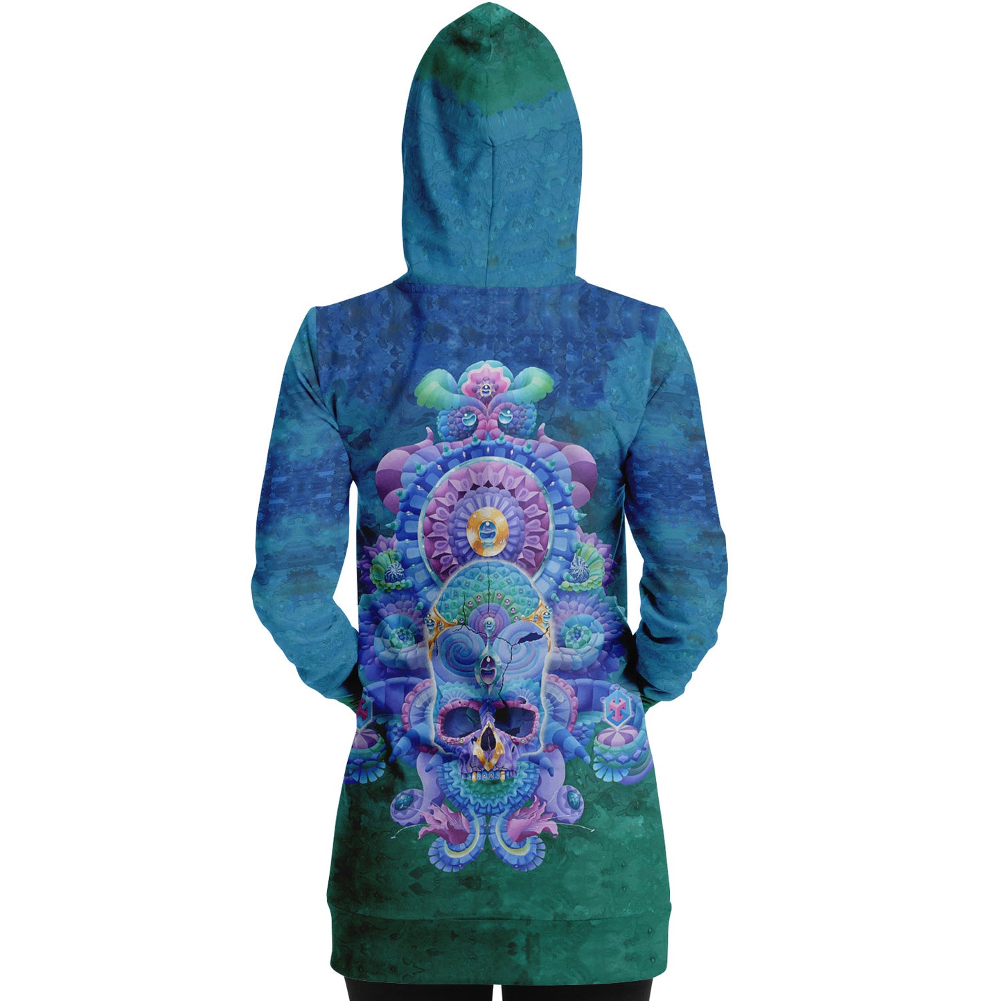 Skull of Atlantis Longline Hoodie