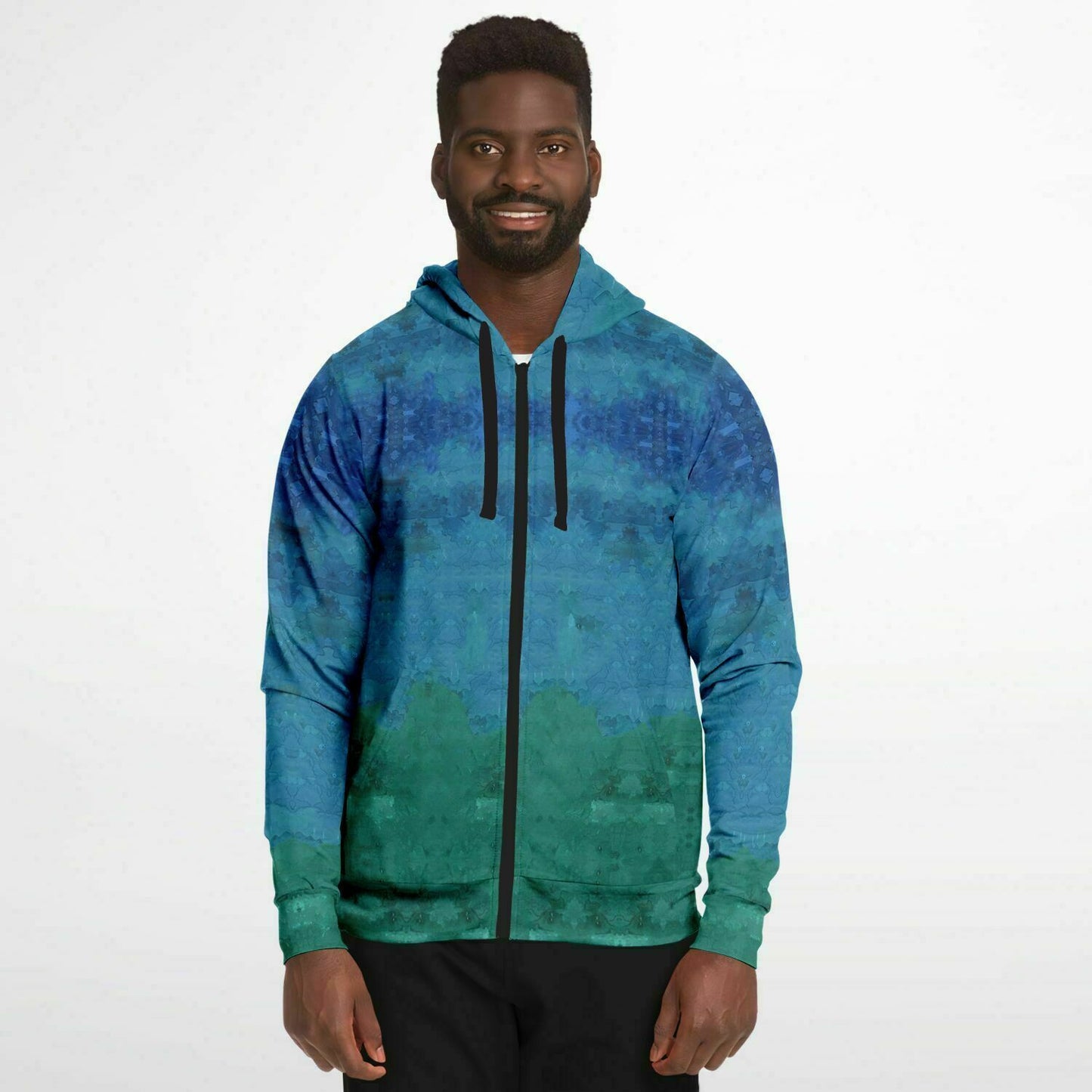 Skull of Atlantis Zip-Up Hoodie