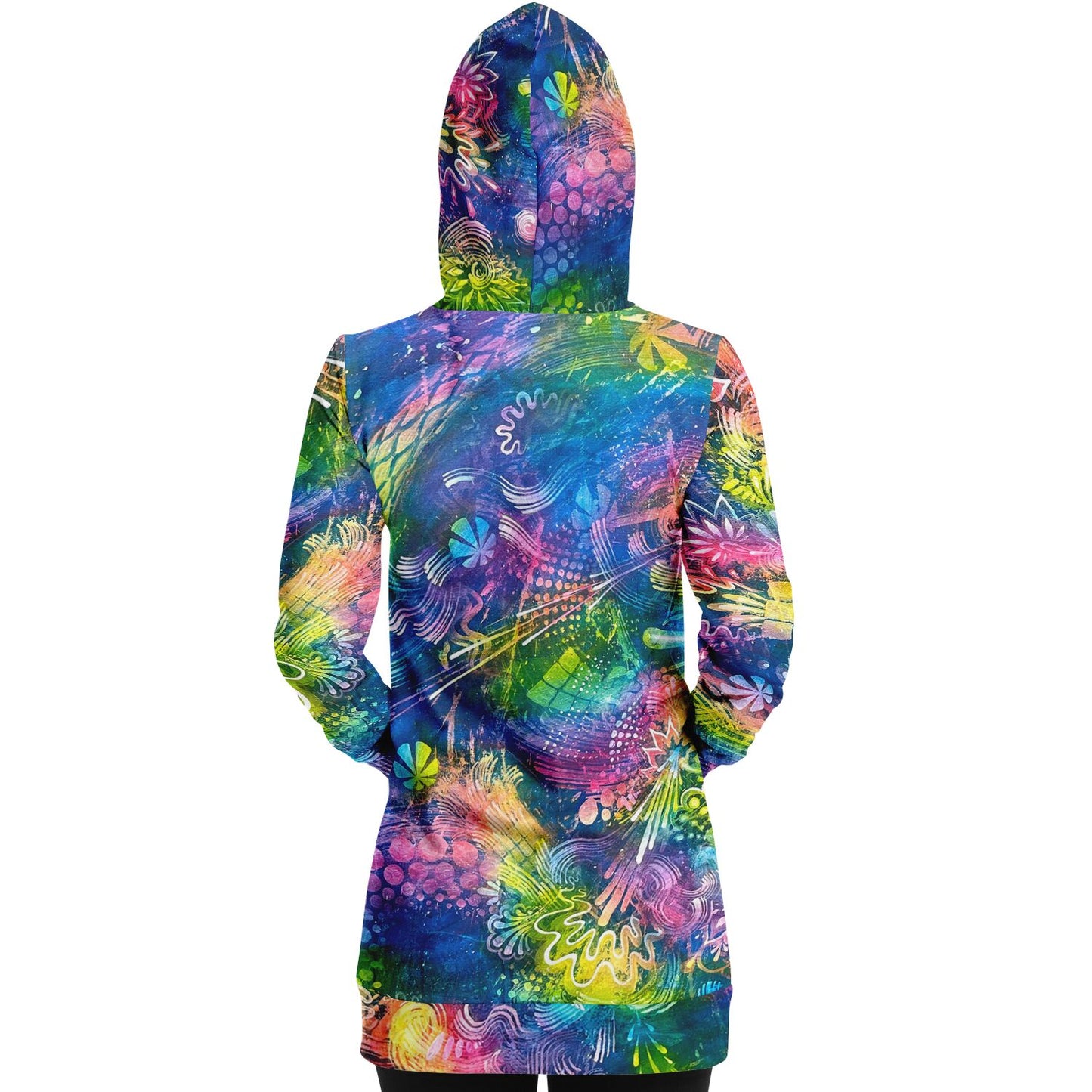 Woogie Vibrations Hoodie Dress