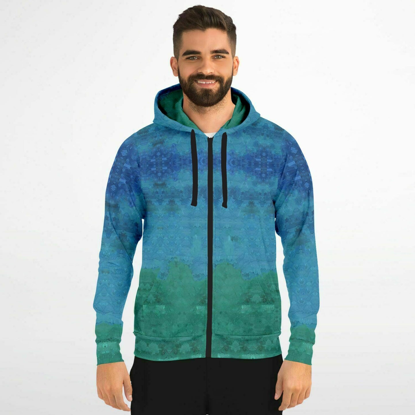Skull of Atlantis Zip-Up Hoodie