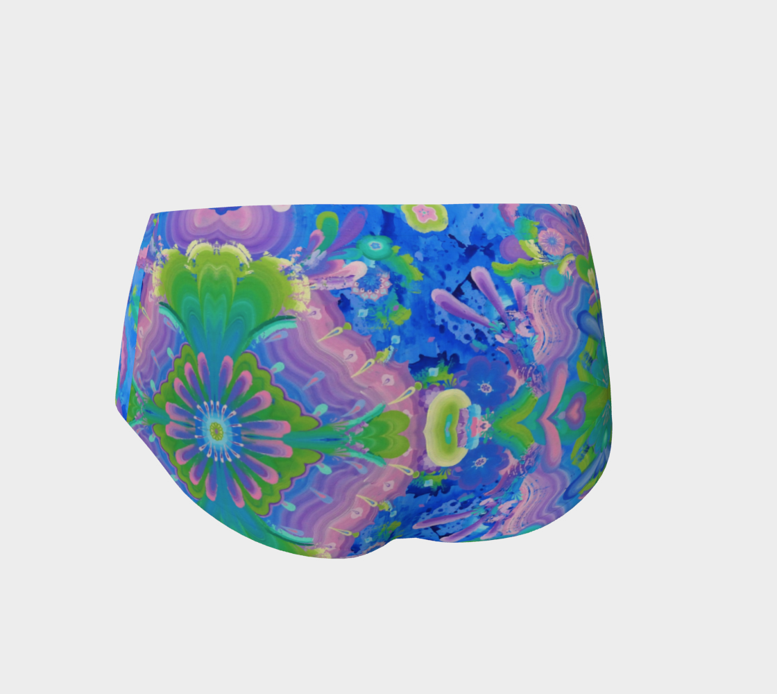 Be Like Water Booty Shorts