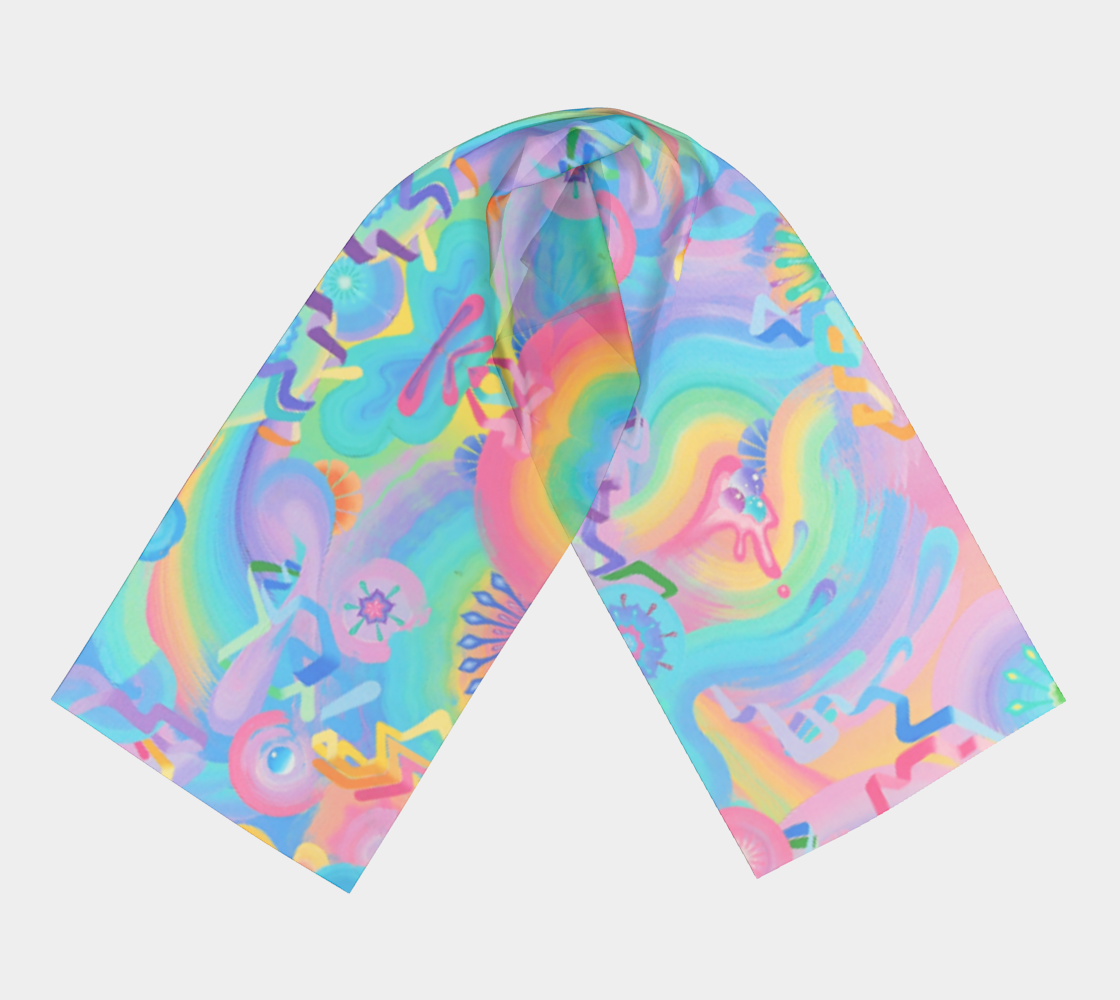 Blasting Rainbows Scarf
