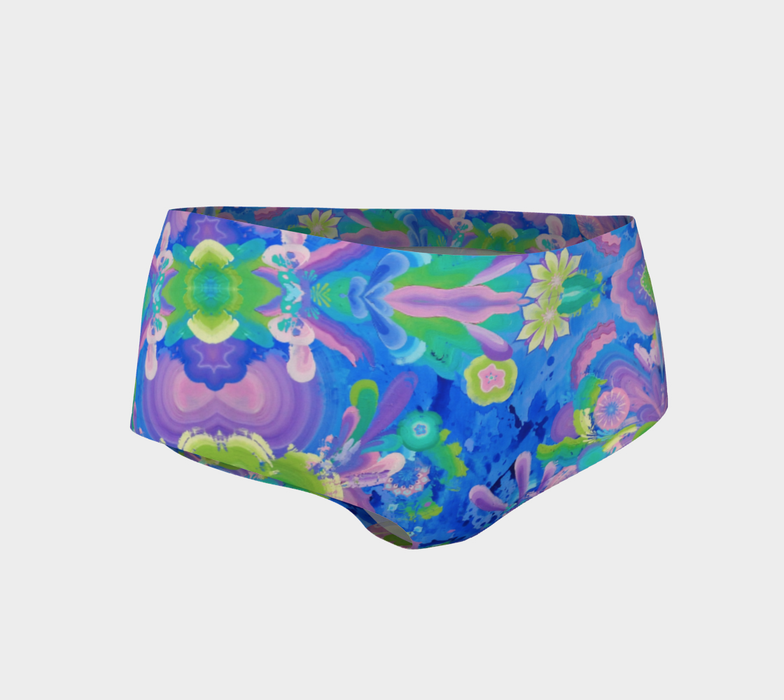 Be Like Water Booty Shorts