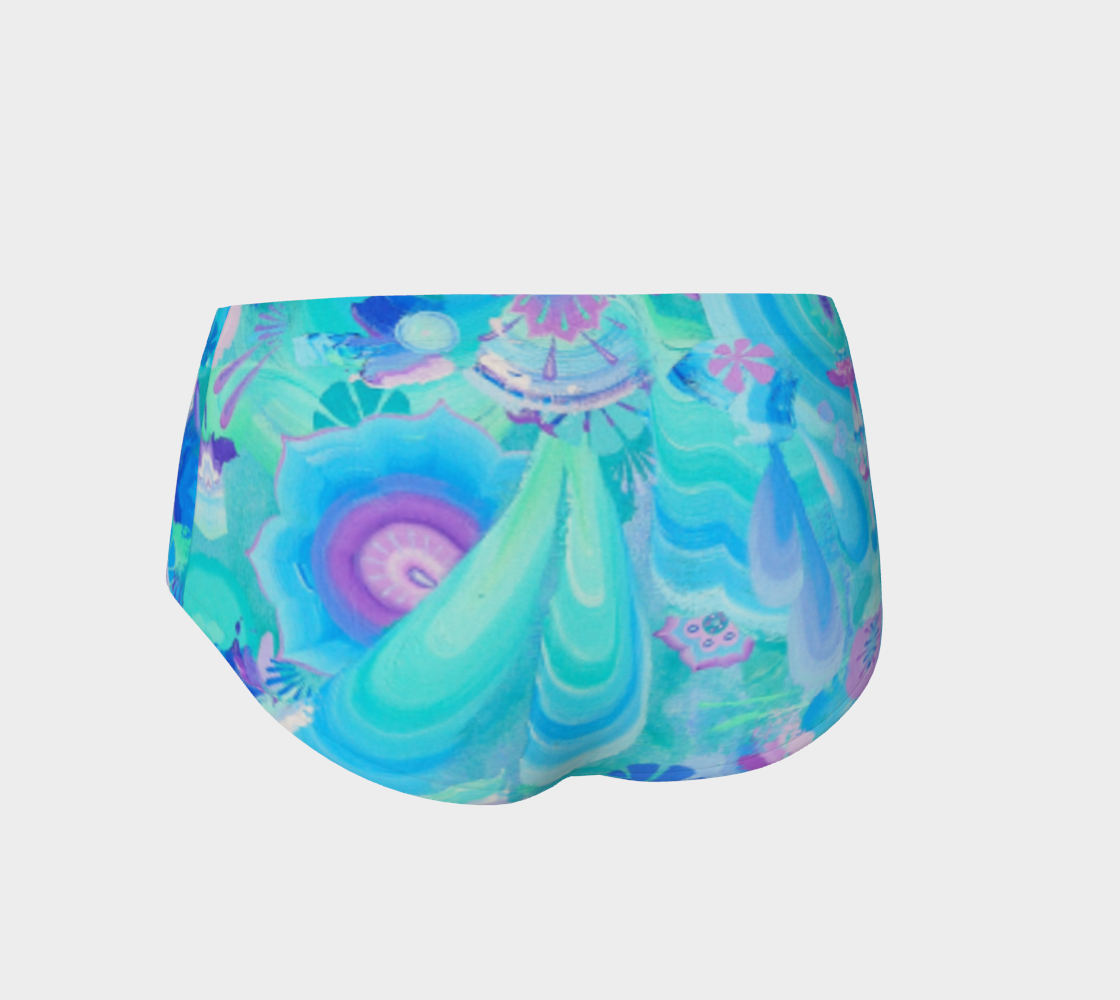 Atmospheric Mycelium Booty Shorts