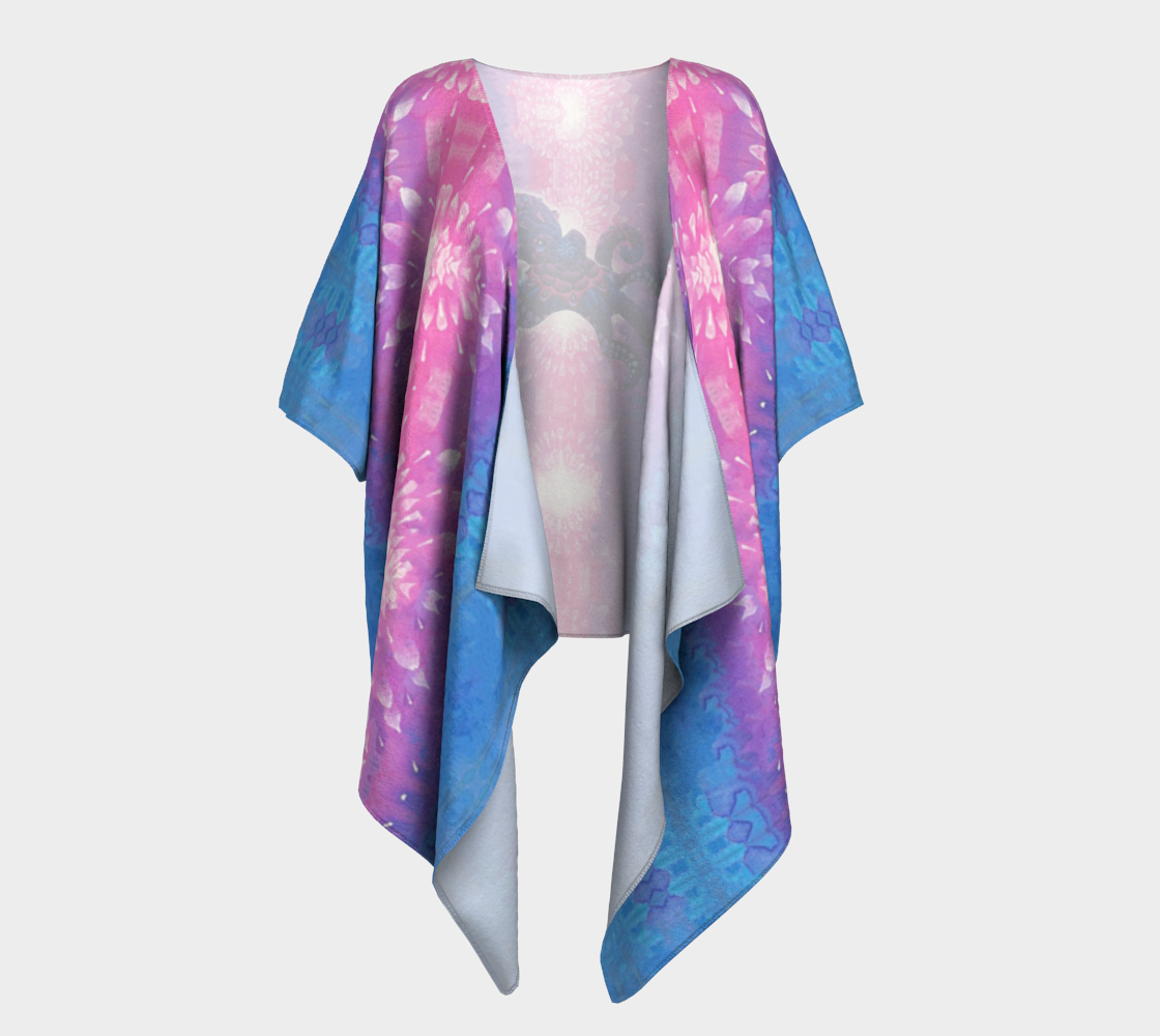 Technicolor Octopus Kimono