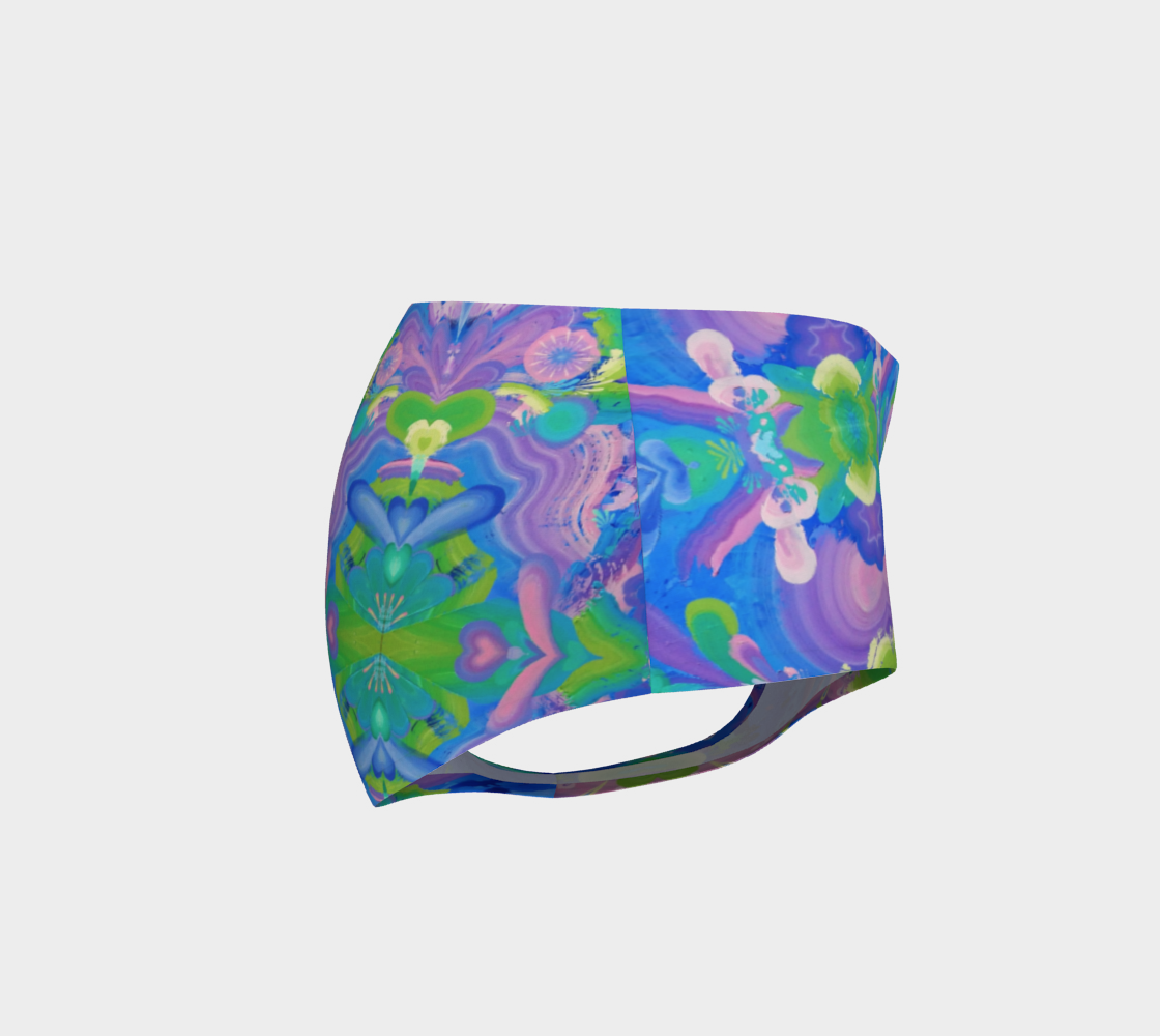 Be Like Water Booty Shorts