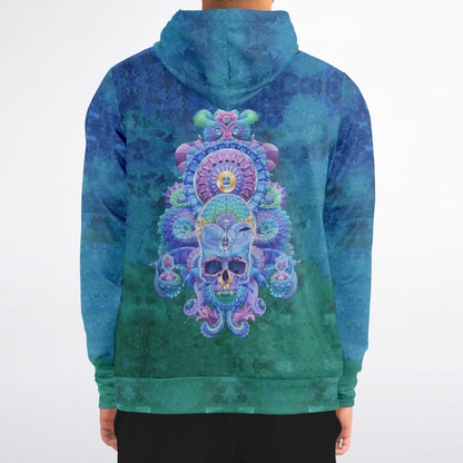 Skull of Atlantis Zip-Up Hoodie