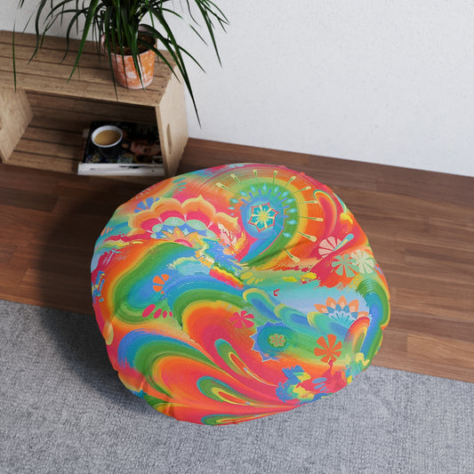 Brainbow Right Tufted Floor Pillow