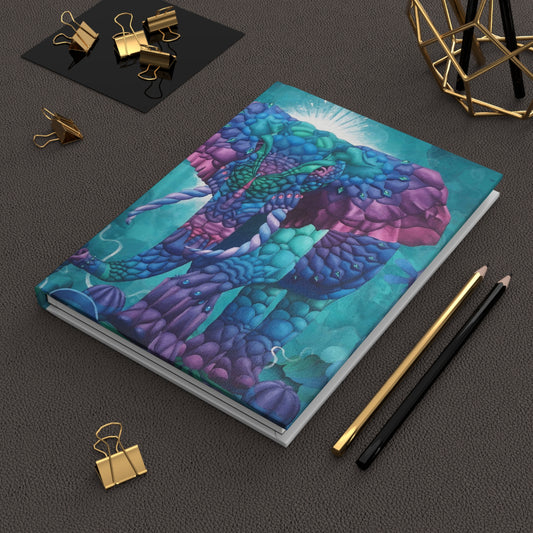 Jeweled Elephant Hardcover Journal