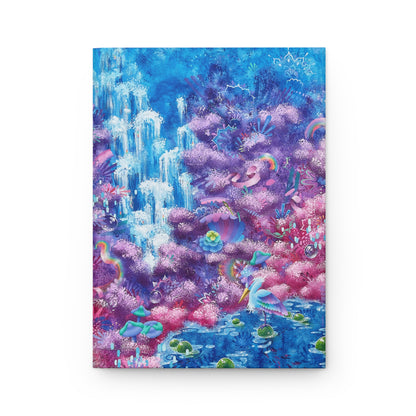 Secret Pond of the Great Heron Hardcover Journal