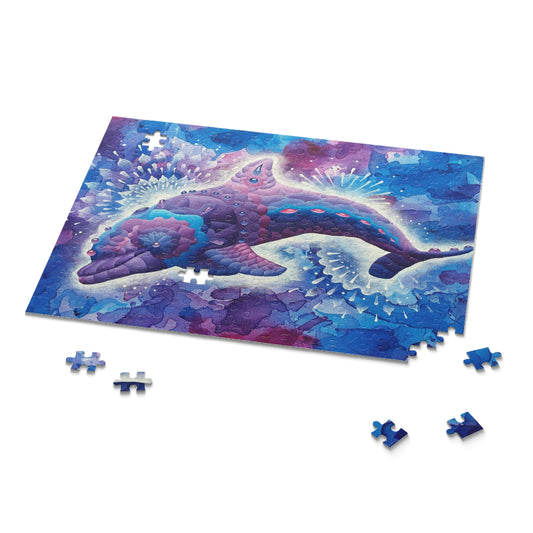 Jeweled Dolphin Puzzle (120, 252, 500-Piece)