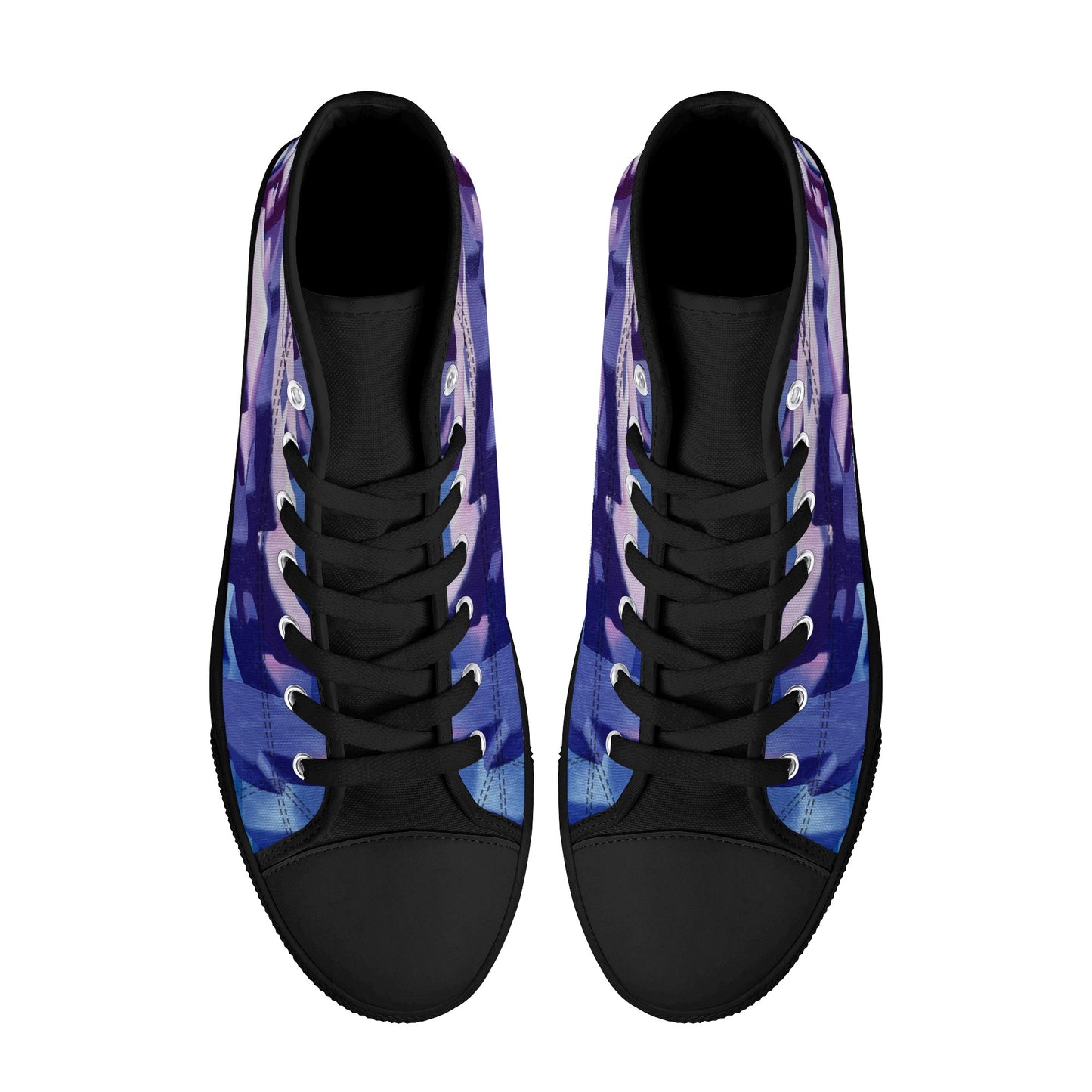 Chamber of Secret Squares High Top Canvas Men's Shoes