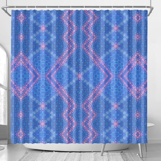 Star Sapphire Shower Curtain