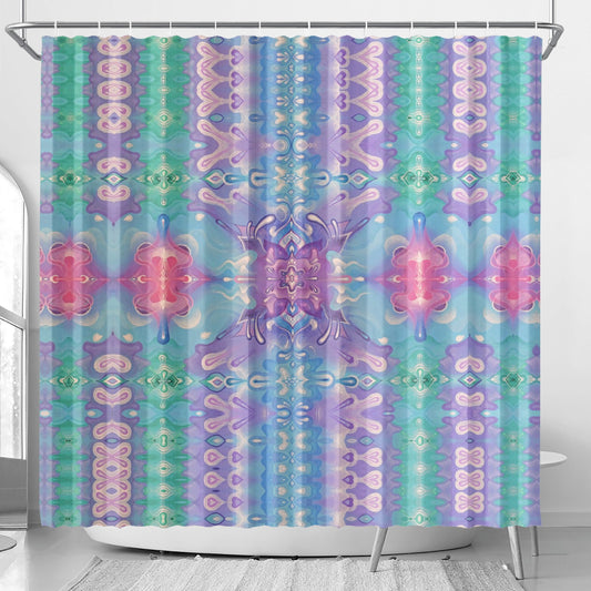 Closed Eye Visuals Shower Curtain