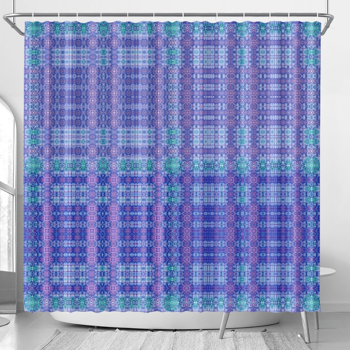 Four Leaf Clover Shower Curtain