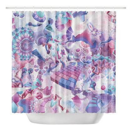 Entheogenic Vimana Shower Curtain