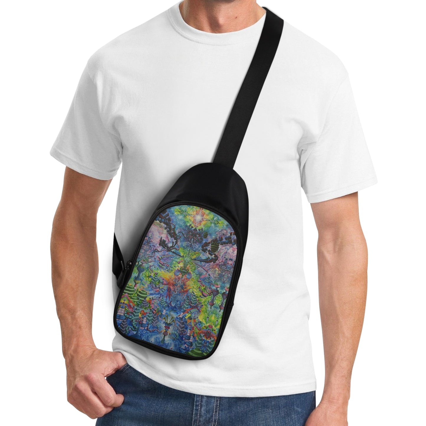 Garden of Earthly Delight Chest Bag