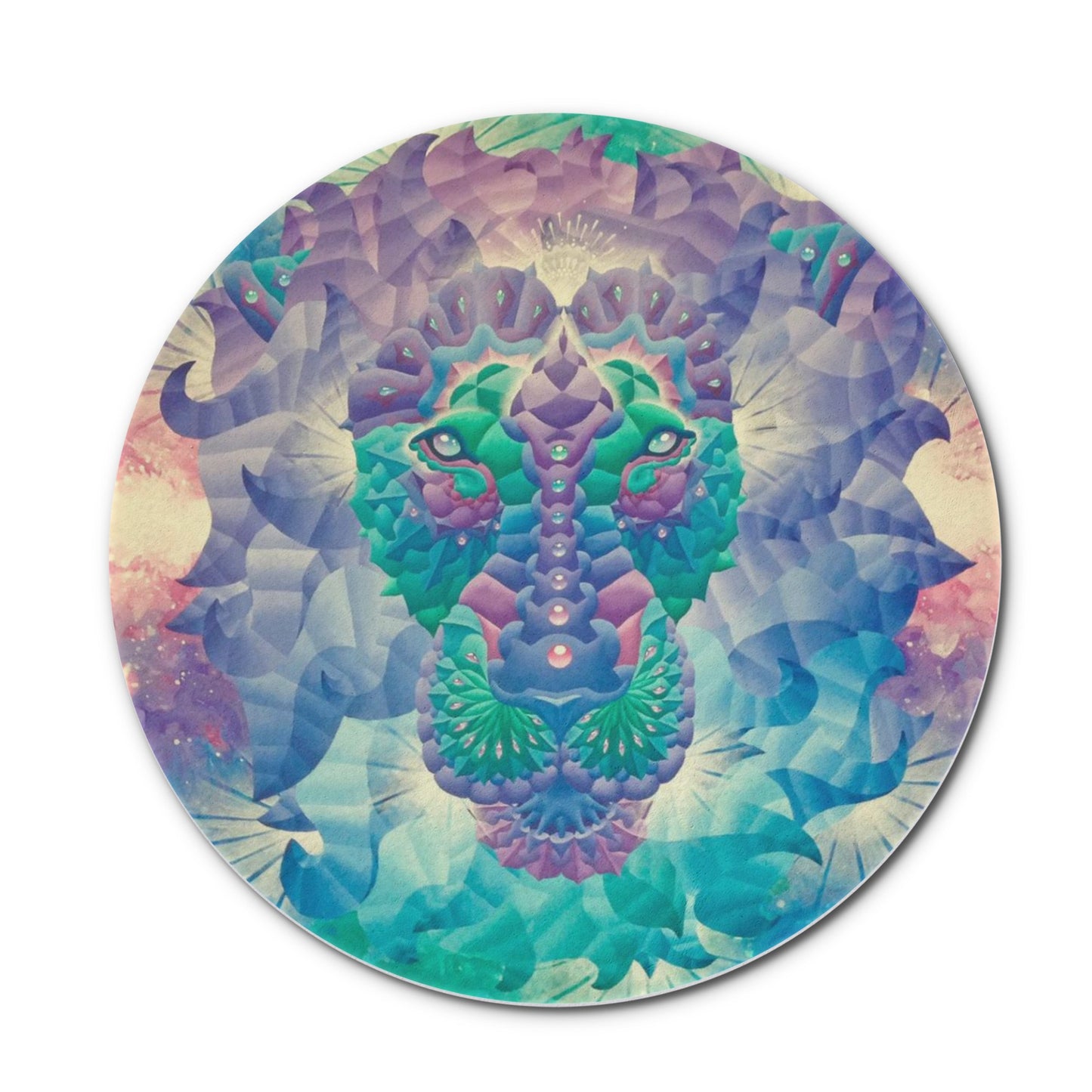 Leo Rising Ceramic Coasters (set of 4)